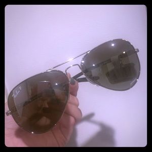 Never worn Chrome Ray Bans sunglasses